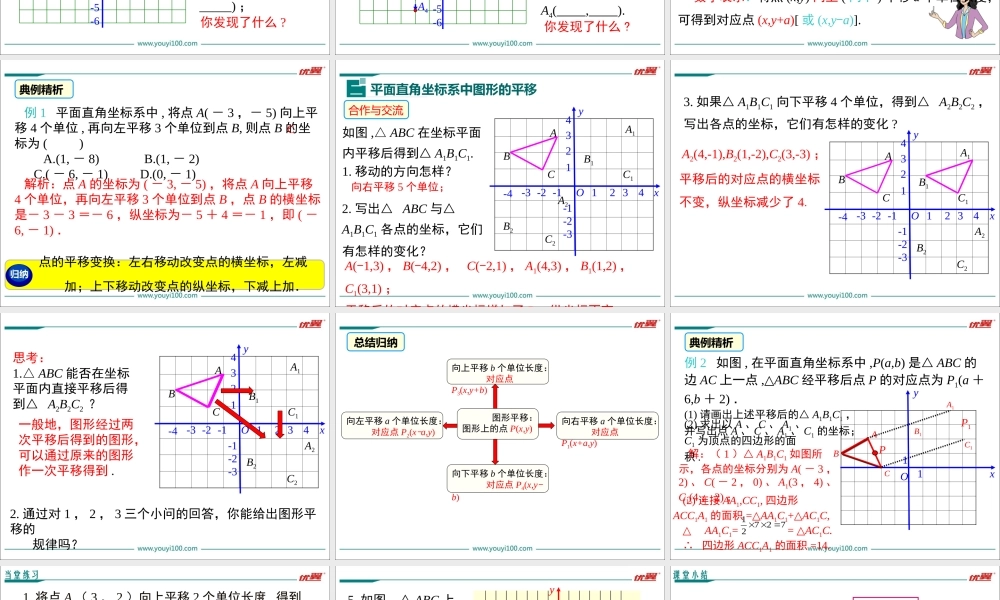 7.2.2 用坐标表示平移.ppt