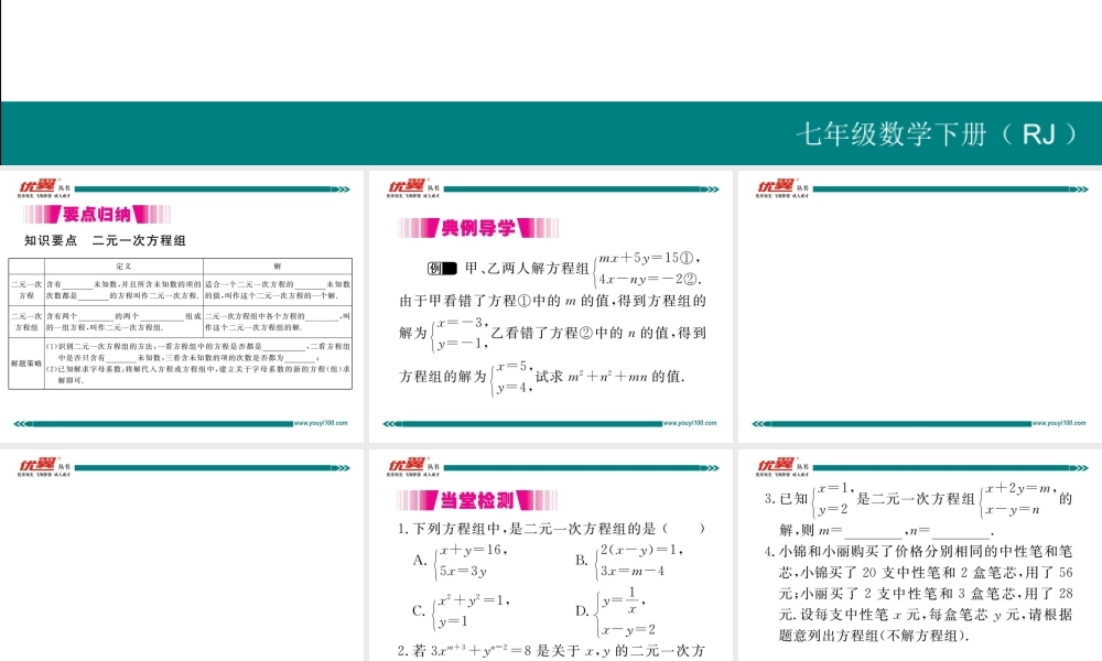 8.1二元一次方程组.ppt
