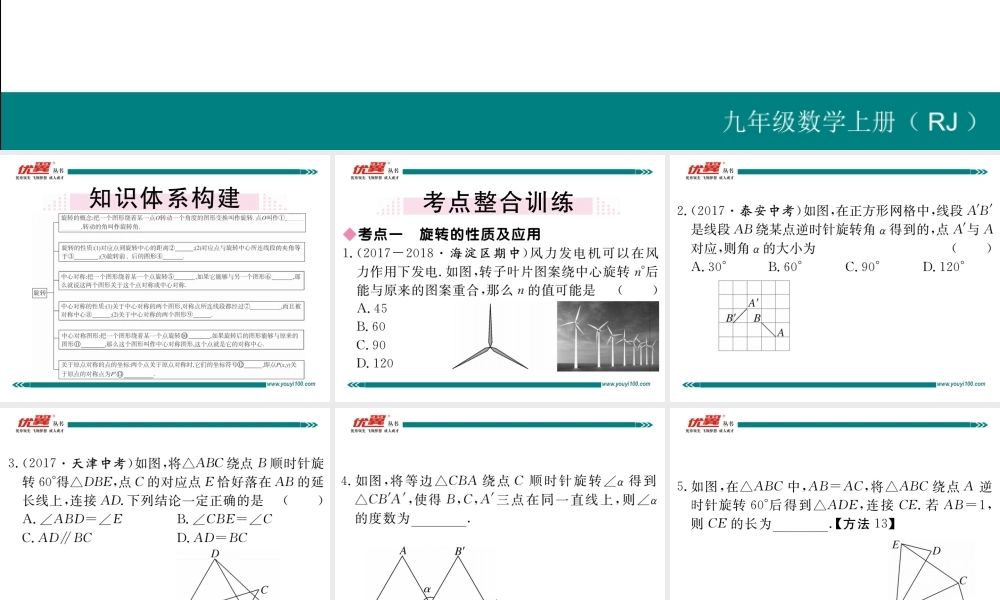 第二十三章 本章小结与复习.ppt