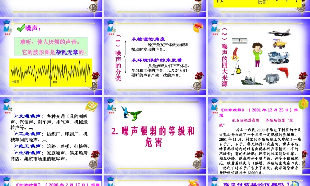 2.4《噪声的危害和控制》课件.ppt