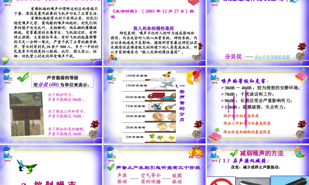 2.4《噪声的危害和控制》课件.ppt