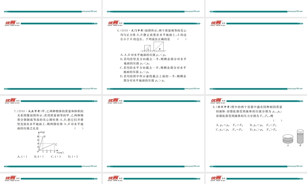 专题五压强的计算与比较.ppt