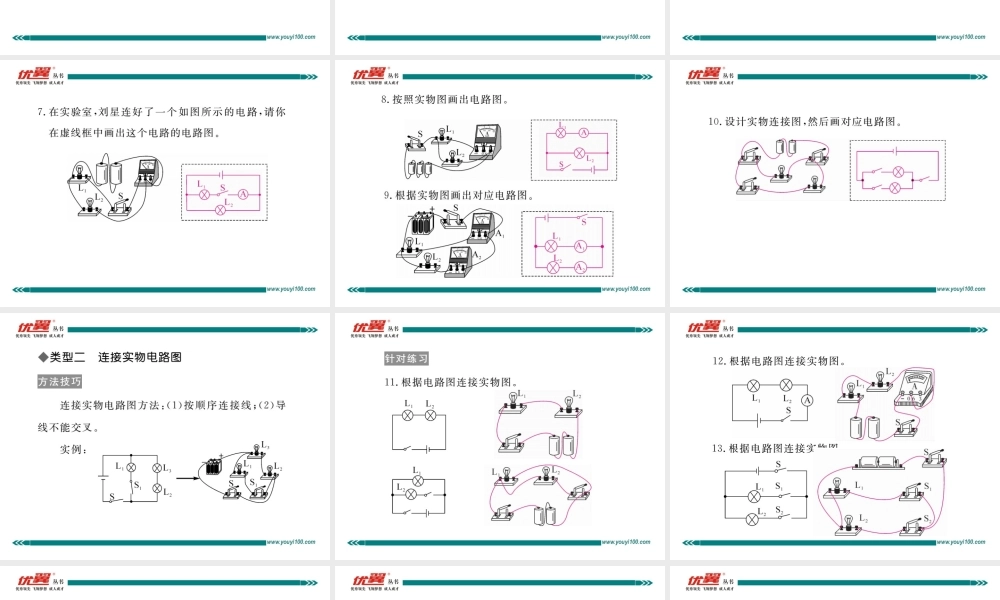 专题二画电路图与电路连接.pptx