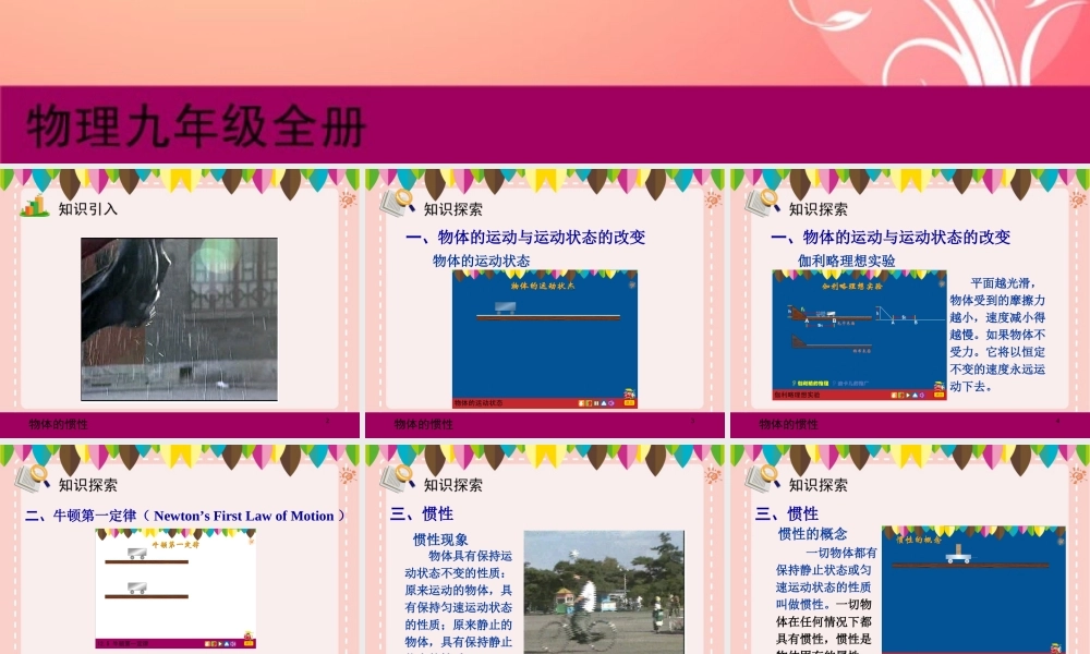 物体的惯性课件.ppt