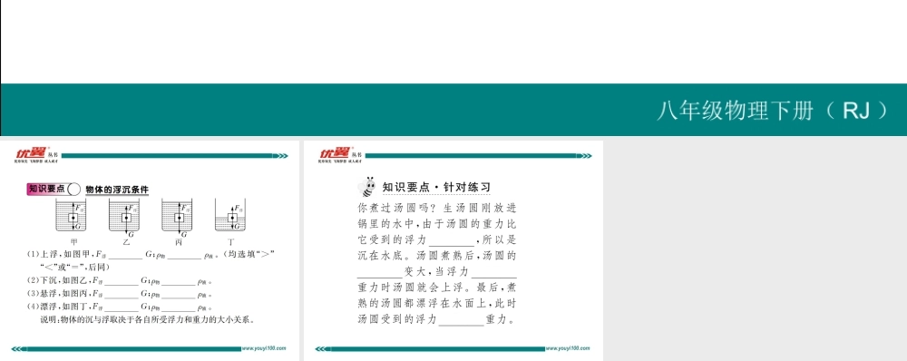 第1课时物体的浮沉条件.ppt