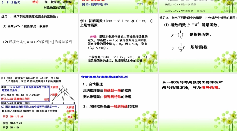 2.1.2演绎推理.ppt