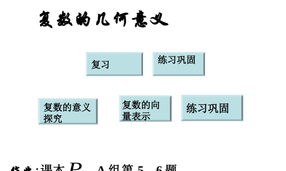 【数学】3.1.2《复数的几何意义》课件（人教A版选修2-2）.ppt