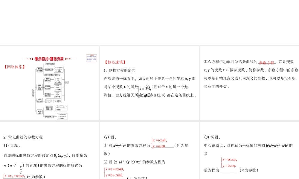 人教版高中数学选修4-4课件：模块复习课 第二课 （共59张PPT） .ppt