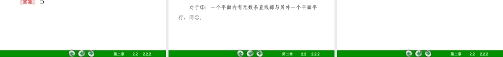 高一数学（人教A版）必修2课件：2-2-2 平面与平面平行的判定.ppt