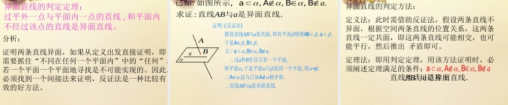 高中数学 2.1.2空间中直线与直线之间的位置关系（第1课时）课件 新人教A版必修2.ppt
