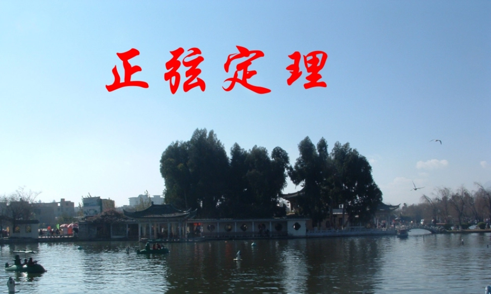 高中数学人教A版必修5《1.1.1正弦定理》课件.ppt