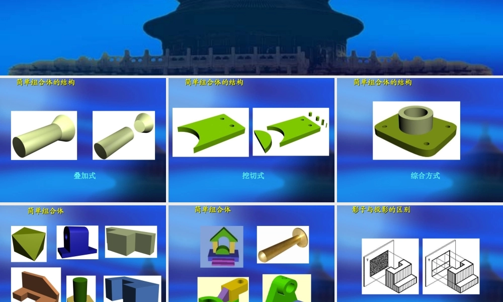 高中数学：1.2.1《简单几何体的三视图》课件2（新人教A版必修2）.ppt