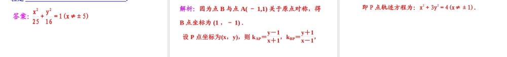高二数学人教A版选修2-1课件：2.1.2 求曲线的方程（共25张ppt） .ppt