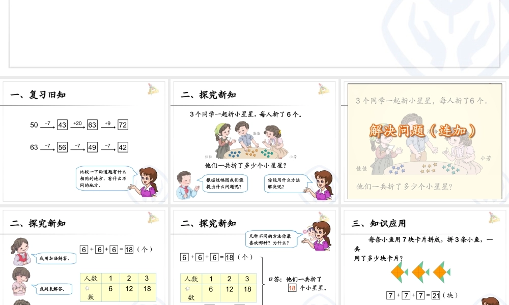 6.7用同数连加解决问题.ppt