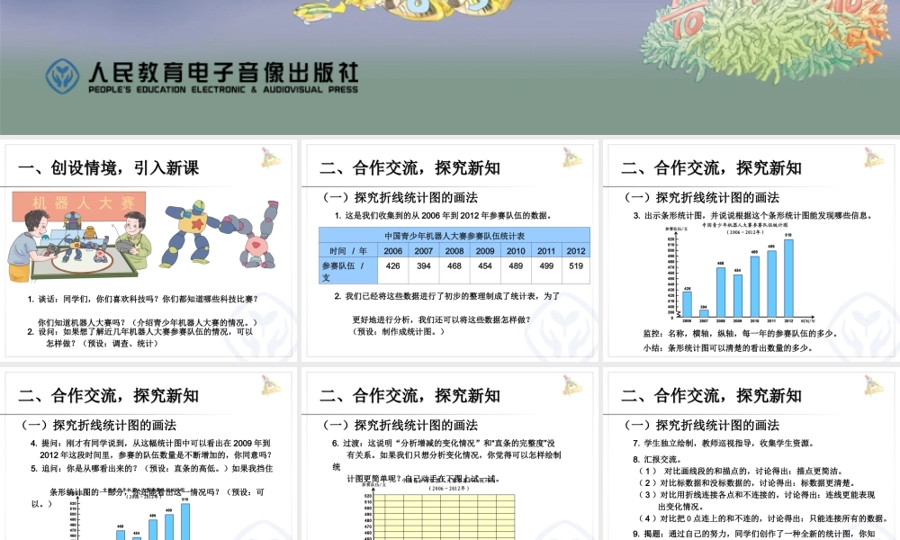 7.1单式折线统计图.ppt