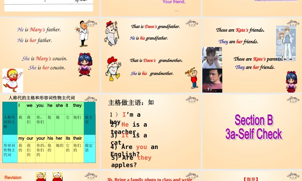 1【金识源】Unit 2 This is my sister（第3课时）课件.ppt