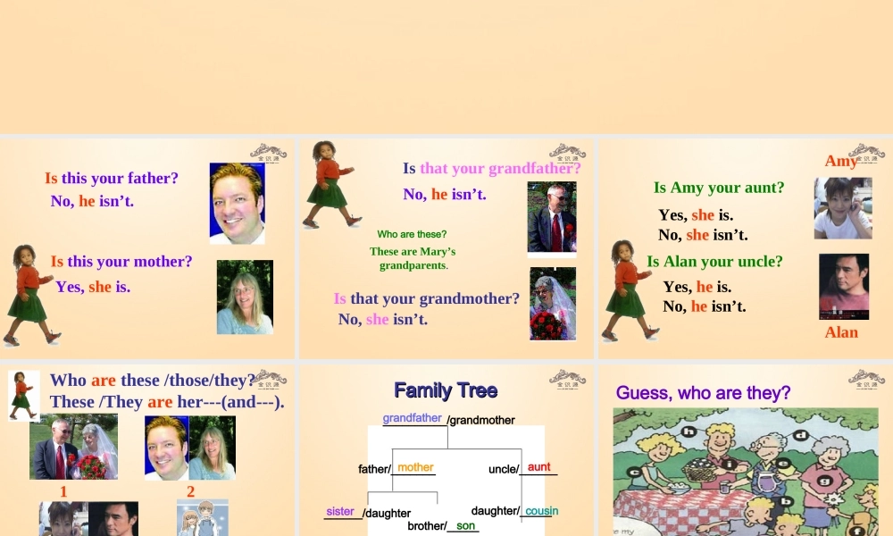 1【金识源】Unit 2 This is my sister（第2课时）课件.ppt