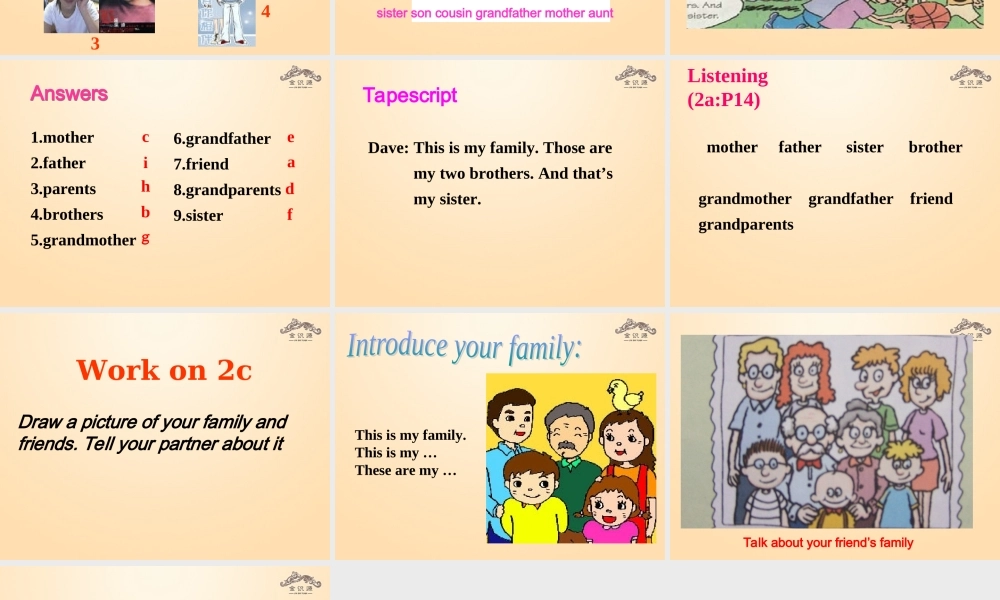 1【金识源】Unit 2 This is my sister（第2课时）课件.ppt