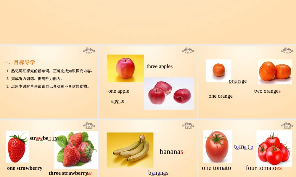 1【金识源】Unit 6 Do you like bananas？（第1课时）课件.ppt