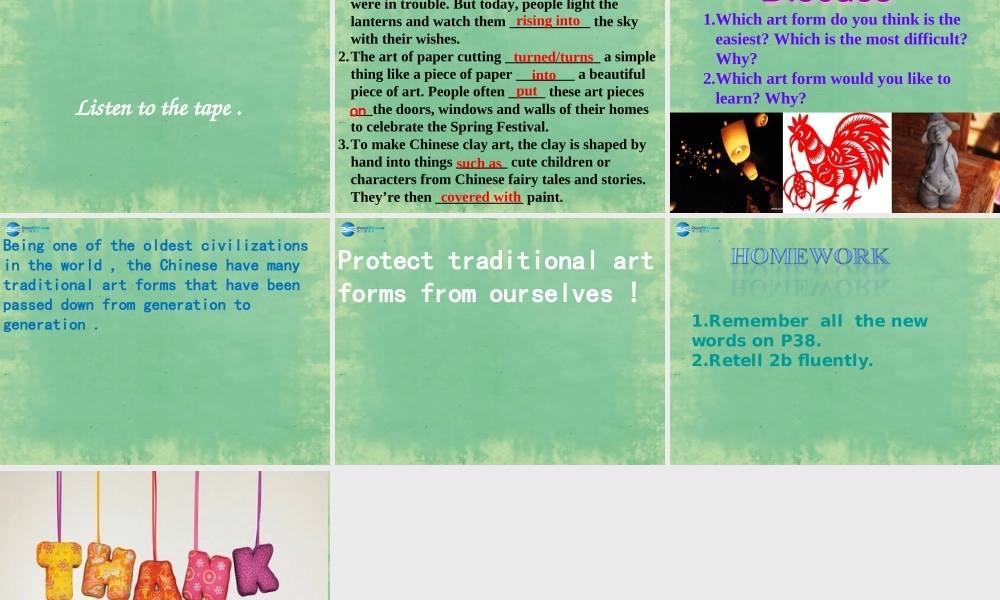 2014秋九年级英语全册 Unit 5 What are the shirts made of？Section B（2a-2e）课件.ppt