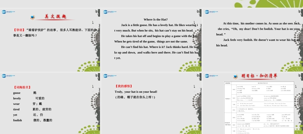 3【世纪金榜】Unit 3 Is this your pencil？课件.ppt