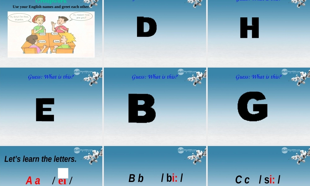 6【名师课件】Starter Unit 1 Good morning period 2课件.ppt