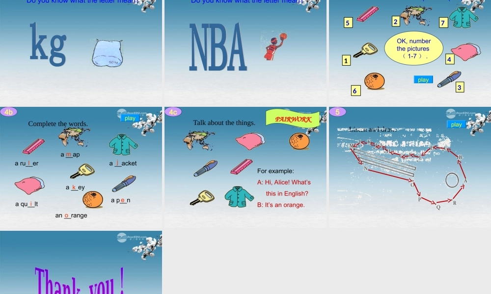 6【名师课件】Starter Unit 2 What's this in English Section A课件.ppt