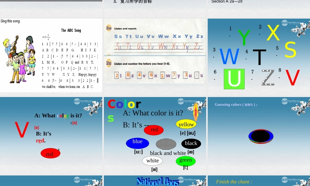 6【名师课件】Starter Unit 3 What color is it period 1课件.ppt