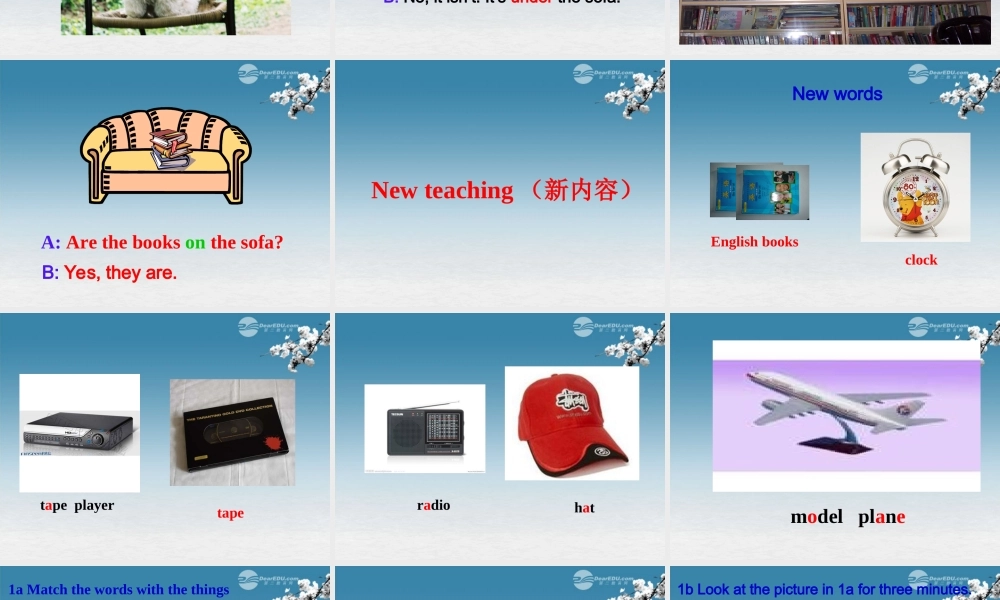 6【名师课件】Unit 4 Where’s my schoolbag sectionB(1a-1e)课件.PPT