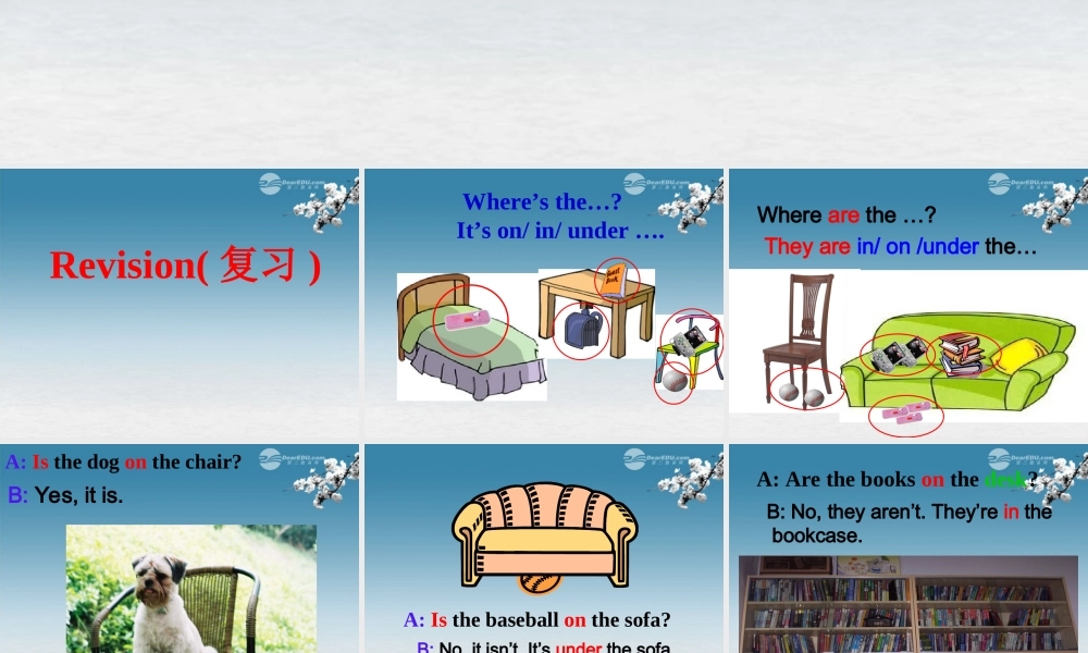 6【名师课件】Unit 4 Where’s my schoolbag sectionA(3a-3c)课件.PPT