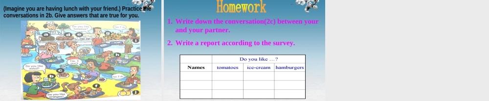 6【名师课件】Unit 6 Do you like bananas Period Two Section A 1a-2c课件.ppt