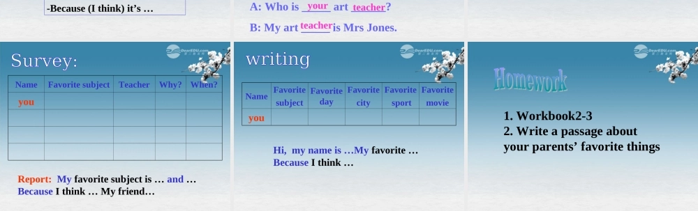 6【名师课件】Unit 9 my favorite subject is science period 2课件.ppt