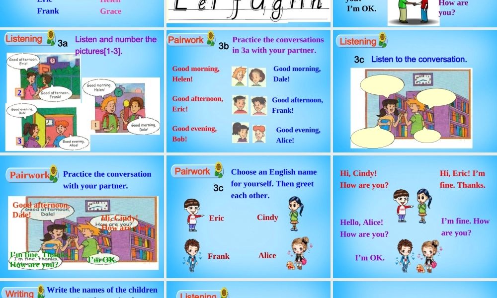 7【名师课件】Starters Unit 1 Good morning课件2.ppt