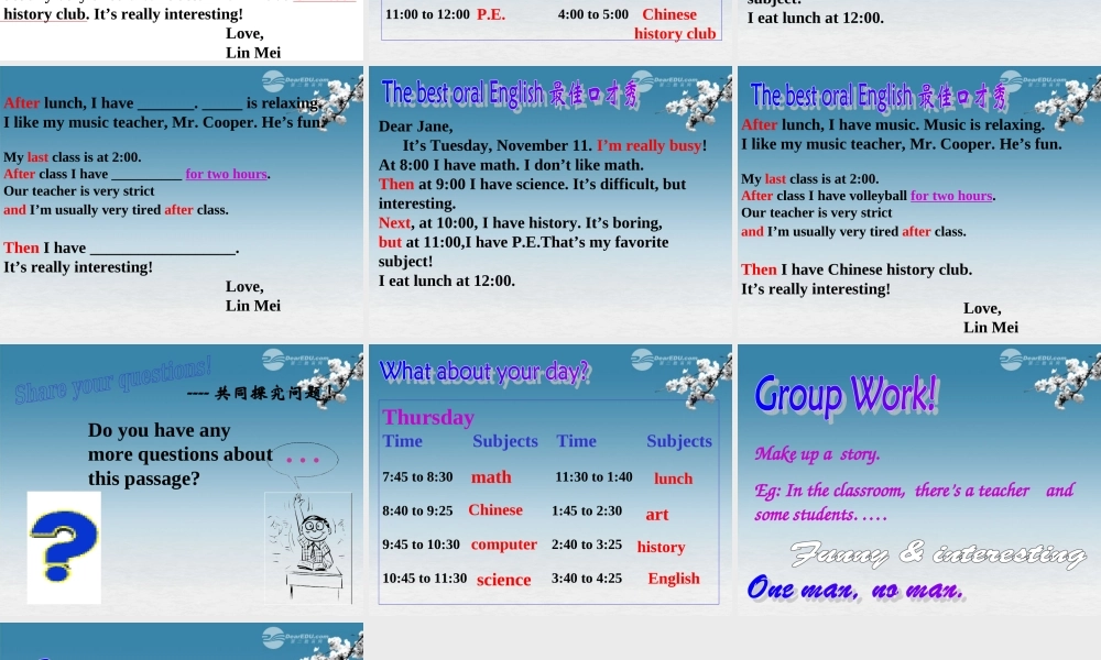 6【名师课件】Unit 9 my favorite subject is science period 4课件.ppt