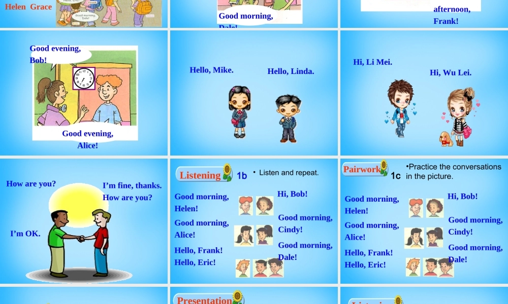 7【名师课件】Starters Unit 1 Good morning课件1.ppt