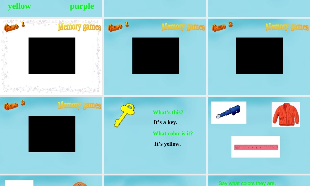 7【名师课件】Starters Unit 3 What color is it课件2.ppt