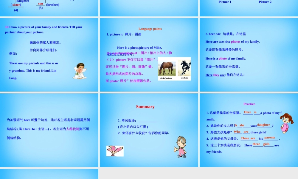 7【名师课件】Unit 2 This is my sister Section B课件3.ppt
