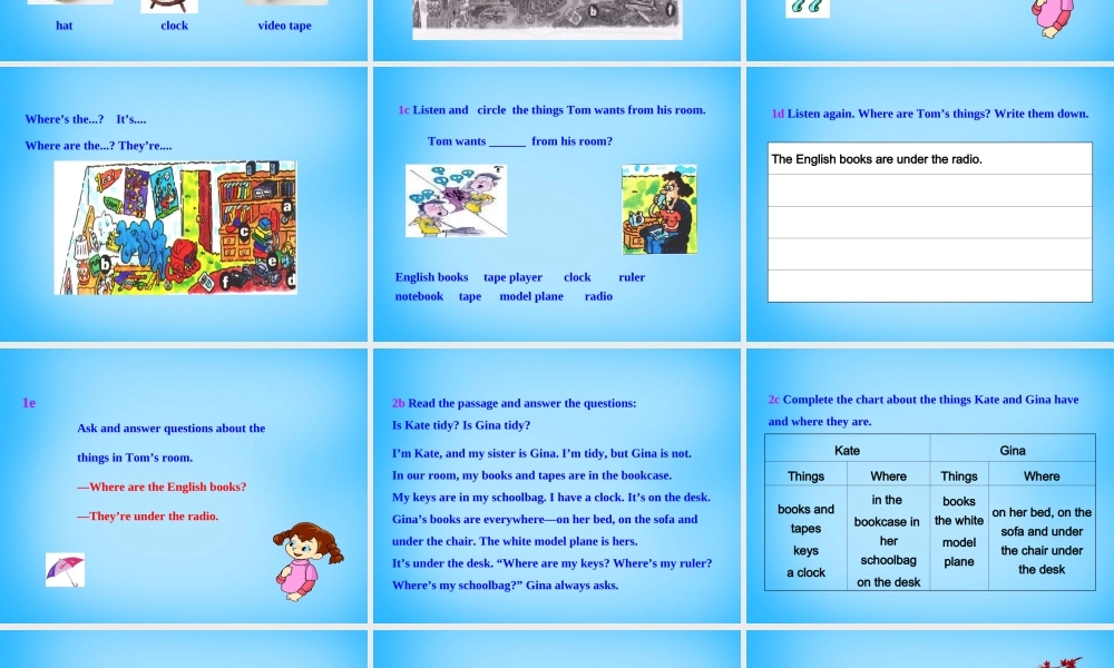 7【名师课件】Unit 4 Where’s my schoolbag Section B课件3.ppt