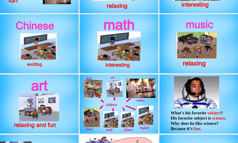 7【名师课件】Unit 9 My favorite subject is science Section A课件1.ppt