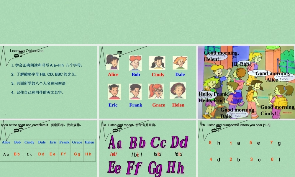 8【名师课件】《Starter Unit 1 Good morning》课件2.ppt