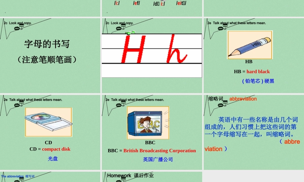 8【名师课件】《Starter Unit 1 Good morning》课件2.ppt