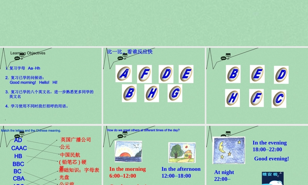8【名师课件】《Starter Unit 1 Good morning》课件3.ppt