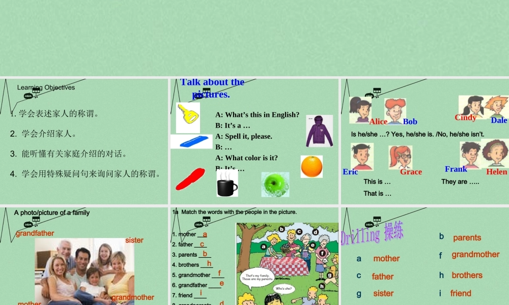 8【名师课件】《Unit 2 This is my sister》课件1.ppt