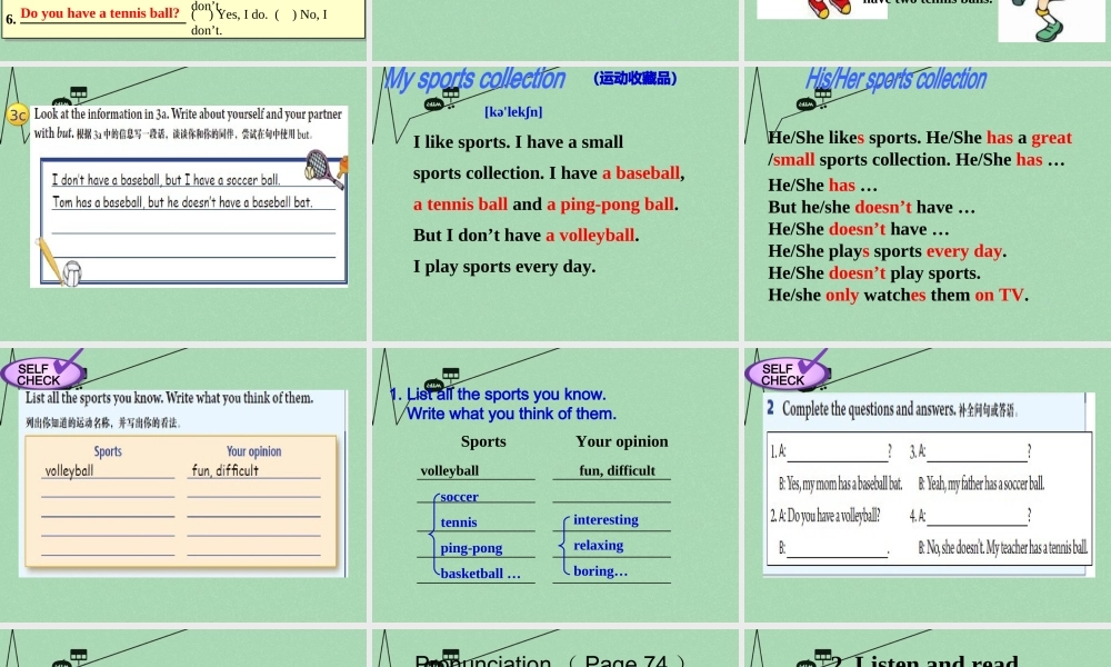 8【名师课件】《Unit 5 Do you have a soccer ball》课件5.ppt