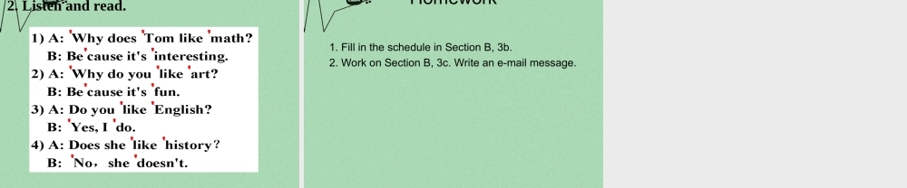 8【名师课件】《Unit 9 My favorite subject is science》课件4.ppt