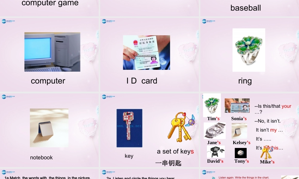 9【名师课件】Unit 3 Is this your pencil Section B课件2.ppt