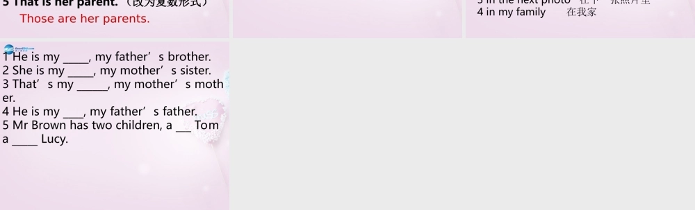 9【名师课件】Unit 2 This is my sister课件2.ppt