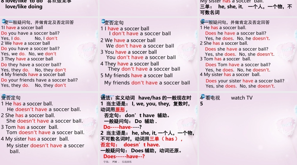 9【名师课件】Unit 5 Do have a soccer ball单词讲解课件1.ppt