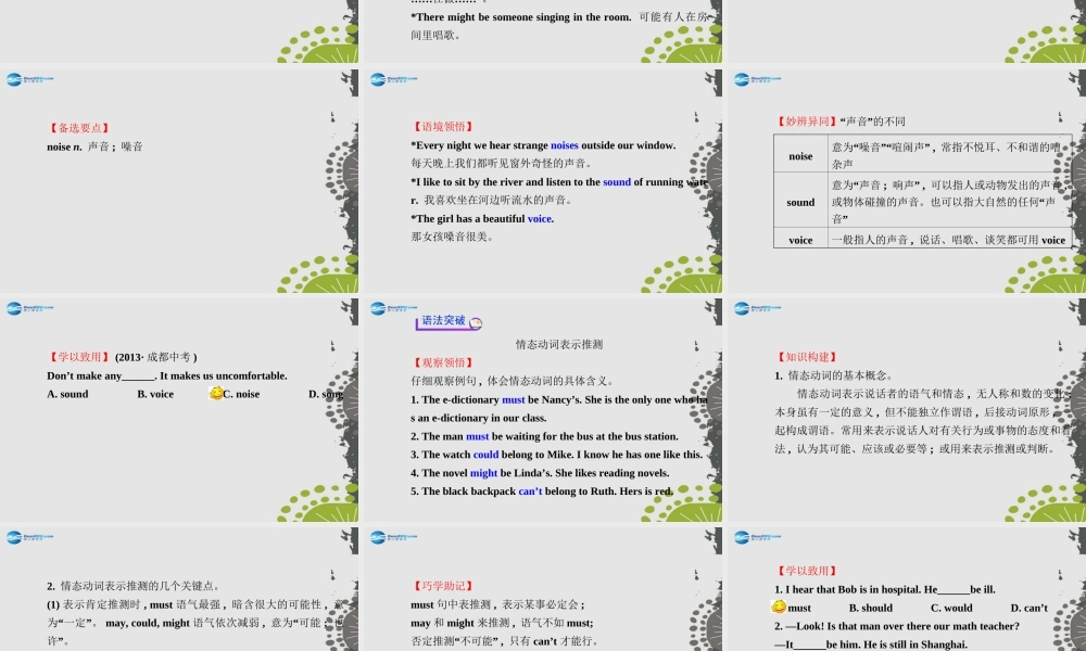 【世纪金榜】九年级英语全册 Unit 8 It must belong to Carla Section A（3a—4c）课件.ppt