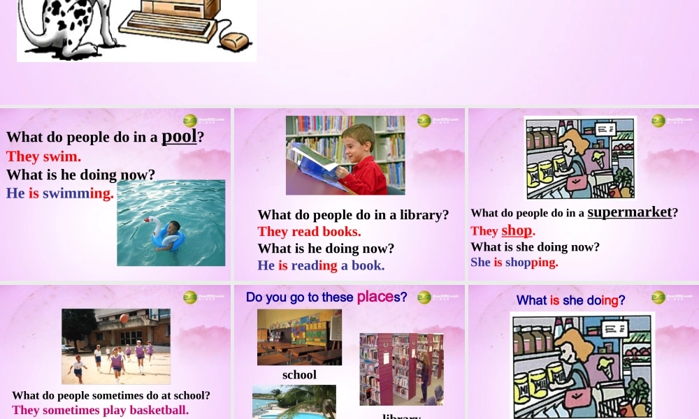 【吉林】 《Unit 6 I’m watching TV》Section B课件.ppt